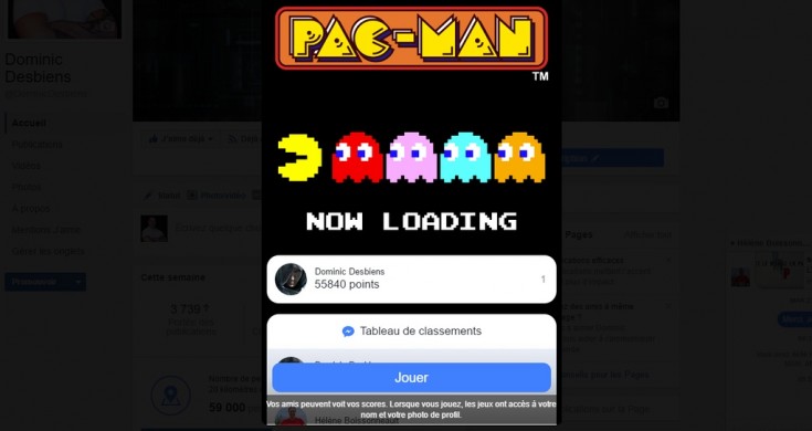 Pac-Man sur ordinateur