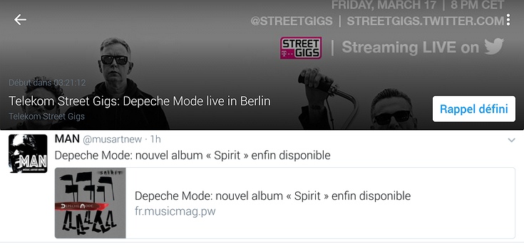 Concert de Depeche Mode à Berlin