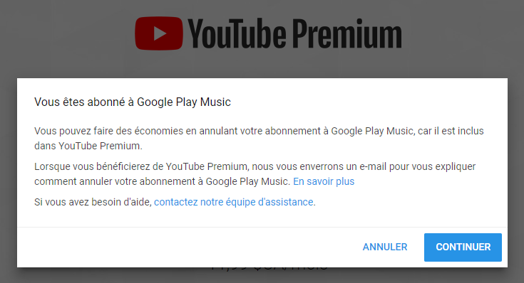 YouTube Premium au Canada