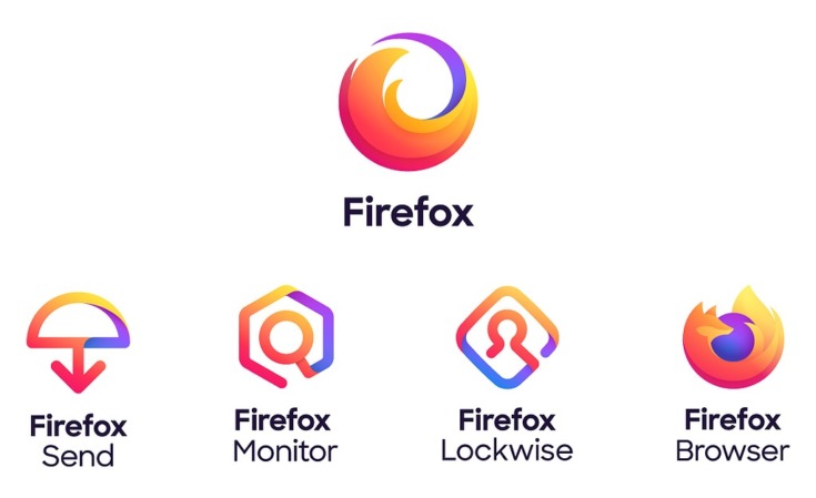 Nouveaux logos de la marque Firefox